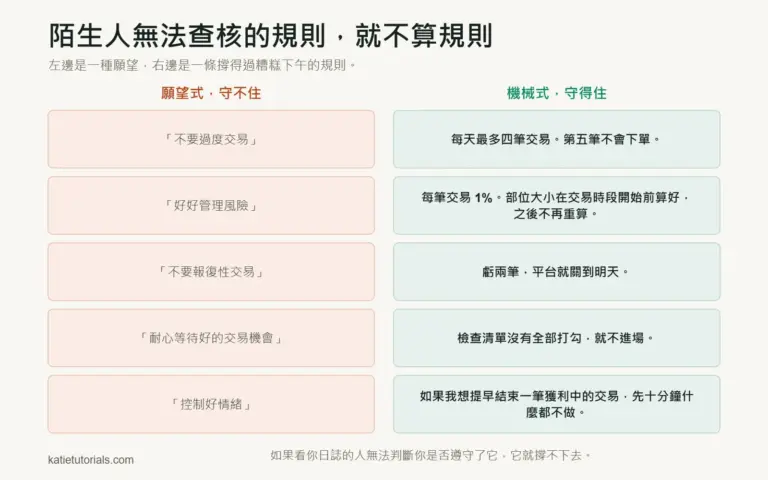 如何在交易中保持紀律